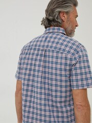 FatFace Purple Galston Check Shirt - Image 5 of 6