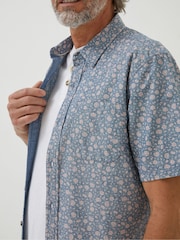 FatFace Pink Floral Print Shirt - Image 3 of 4