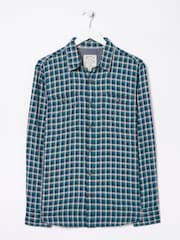 FatFace Blue Wently Check Shirt - Image 6 of 6