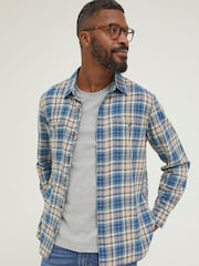 FatFace Blue Tyne Check Shirt - Image 1 of 5