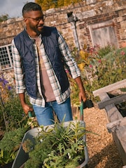 FatFace Natural Check Shirt - Image 1 of 8