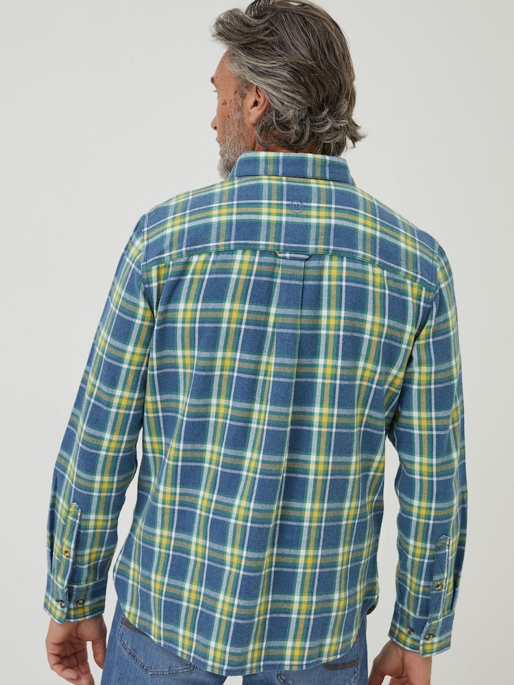 FatFace Blue Check Shirt - Image 2 of 5