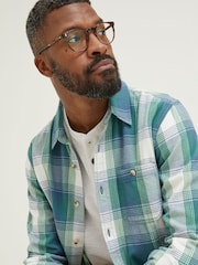 FatFace Blue Check Shirt - Image 3 of 5
