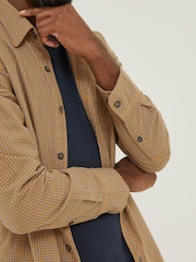 FatFace Yellow Gower Gingham Shirt - Image 4 of 5