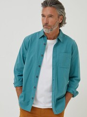 FatFace Green Gower Gingham Shirt - Image 1 of 5