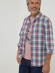 FatFace Purple Frensham Shirt - Image 5 of 8