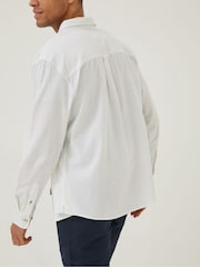 FatFace White Bugle Shirt - Image 2 of 5