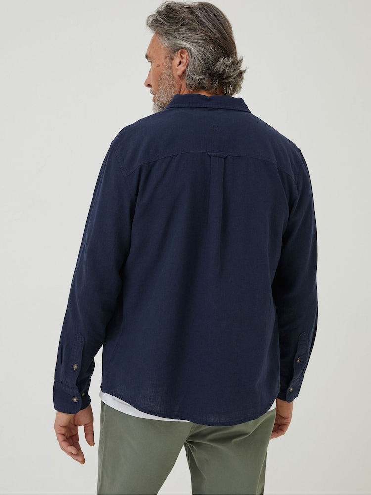 FatFace Blue Bugle Shirt - Image 2 of 4