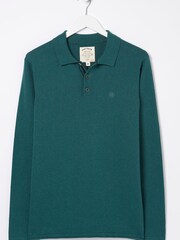 FatFace Green Braunton Polo Shirt - Image 5 of 5