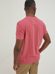 FatFace Pink Henley T-Shirt - Image 1 of 3