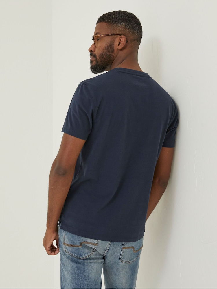 FatFace Lulworth Blue T-Shirt - Image 2 of 5