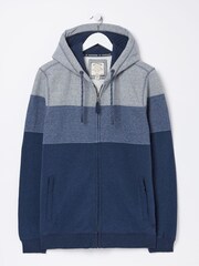FatFace Blue Brooke Zip Through Hoodie - Image 1 of 1
