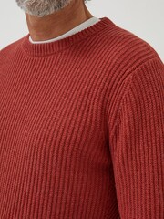 FatFace Red Pembrey Cotton Jumper - Image 3 of 4