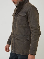 FatFace Brown Broadsands Four Pocket Jacket - Image 4 of 6