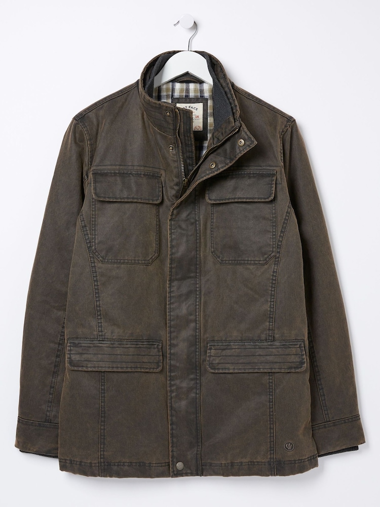 FatFace Brown Broadsands Four Pocket Jacket - Image 6 of 6