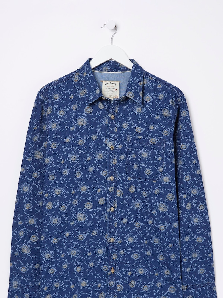 FatFace Blue Floral Shirt - Image 1 of 1