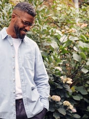 FatFace Blue Gower Gingham Shirt - Image 2 of 6