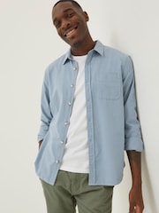 FatFace Blue Gower Gingham Shirt - Image 4 of 6