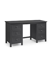 Julian Bowen Anthracite Maine Dressing Table - Image 2 of 6