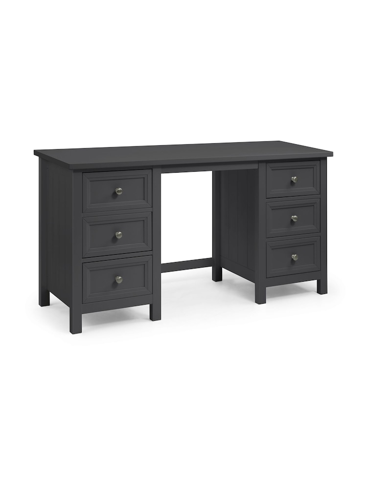 Julian Bowen Anthracite Maine Dressing Table - Image 2 of 6