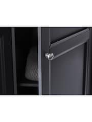Julian Bowen Anthracite Maine Triple, 2 Drawers Wardrobe - Image 13 of 15