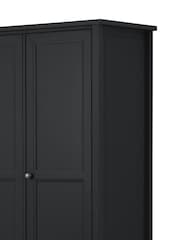 Julian Bowen Anthracite Maine Triple, 2 Drawers Wardrobe - Image 5 of 5