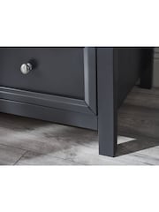 Julian Bowen Anthracite Maine Triple, 2 Drawers Wardrobe - Image 9 of 15