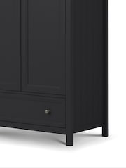 Julian Bowen Anthracite Maine Double, 1 Drawer Wardrobe - Image 5 of 5