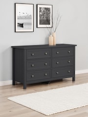 Julian Bowen Anthracite Maine 6 Drawer Chest of Drawers - Image 6 of 6