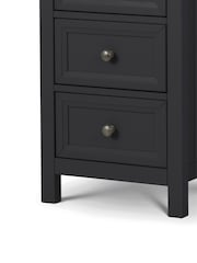 Julian Bowen Anthracite Maine 5 Drawer Tall Chest of Drawers - Image 3 of 4