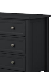 Julian Bowen Anthracite Maine 3 Drawer Chest of Drawers - Image 2 of 4