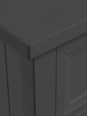 Julian Bowen Anthracite Maine 3 Drawer Bedside Table - Image 5 of 5