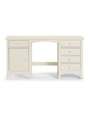 Julian Bowen Stone White Cameo Dressing Table - Image 2 of 2