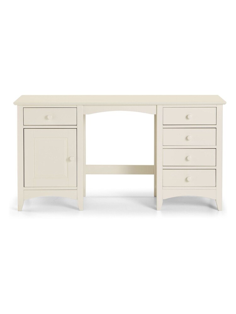 Julian Bowen Stone White Cameo Dressing Table - Image 2 of 2