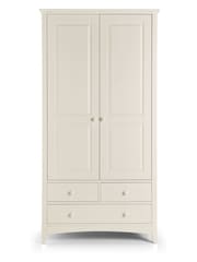 Julian Bowen Stone White Cameo Double, 3 drawers Wardrobe - Image 2 of 4