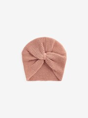 Rust Brown Baby Knitted Turban Hat (0mths-3yrs) - Image 2 of 3
