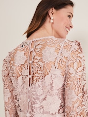 Phase Eight Pink Petite Adeline Double Layer Dress - Image 5 of 7