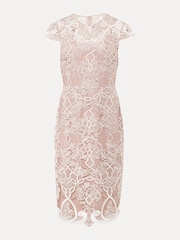 Phase Eight Pink Francis Lace Dress - Image 6 of 6