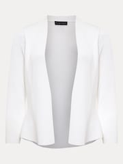 Phase Eight Cream Salma Flare Hem Knitted Jacket - Image 5 of 5