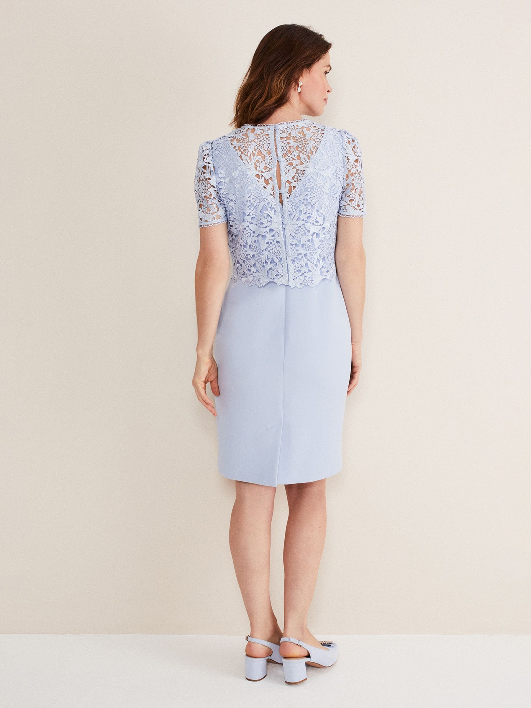 Phase 8 navy lace dress top