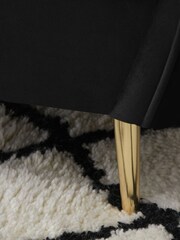 MADE.COM Modern Velvet Charcoal Grey Kooper 2 Seater Sofa - Image 5 of 8