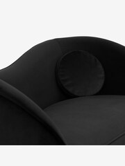 MADE.COM Modern Velvet Charcoal Grey Kooper 2 Seater Sofa - Image 6 of 8