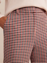 Boden Natural Relaxed Flare Wool Trousers - Image 4 of 4
