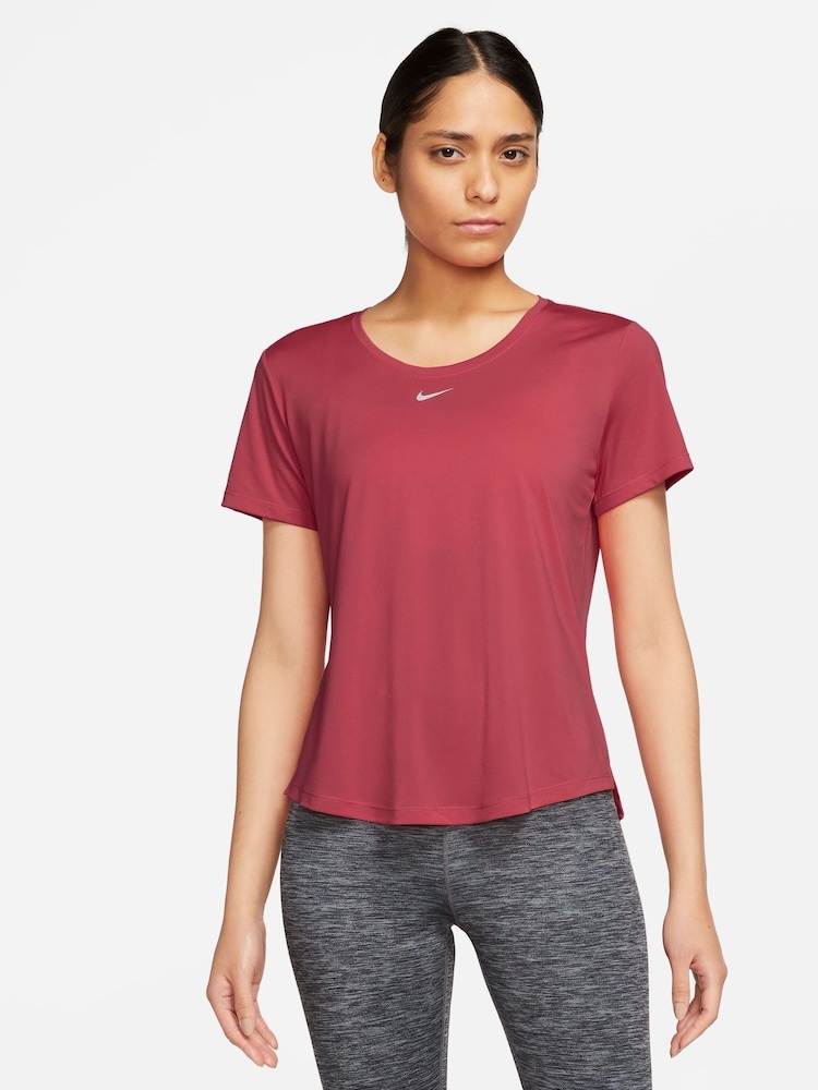 Nike Berry Red One Training Top - Image 1 of 3