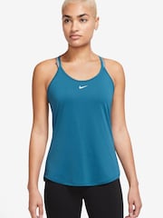 Petrolblau - Nike Dri-fit One Trägertop - Bild 1 von 3