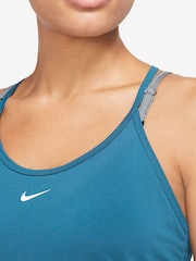 Petrolblau - Nike Dri-fit One Trägertop - Bild 3 von 3