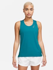 Nike Bright Blue DriFIT Race Running Vest - Image 1 of 4