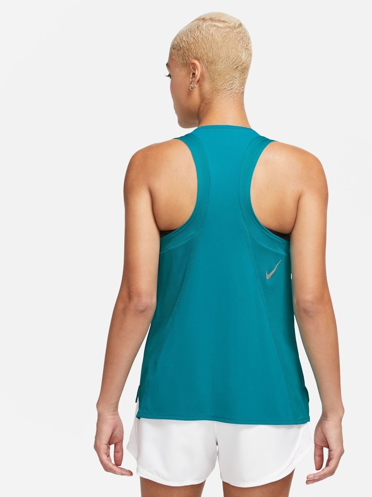 Nike Bright Blue DriFIT Race Running Vest - Image 2 of 4