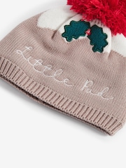 Mink Brown Knitted Little Pud Baby Hat (0mths-2yrs) - Image 4 of 4