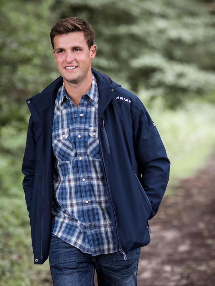 Ariat Blue Coastal Waterproof Jacket - Image 1 of 4